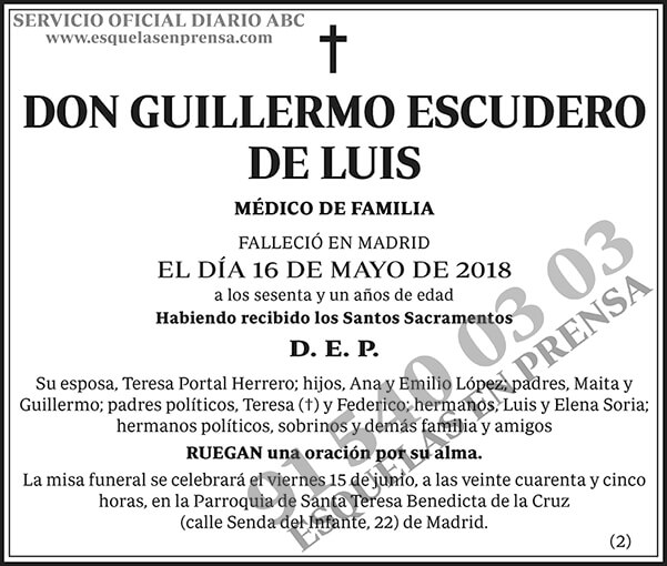 Guillermo Escudero de Luis